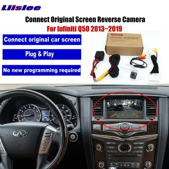 Автомобилна Камера за обратно виждане За Infiniti Q50 2013 ~ 2019 Оригинални Фабрично Экранный Монитор Съвместим С Паркинг Камера